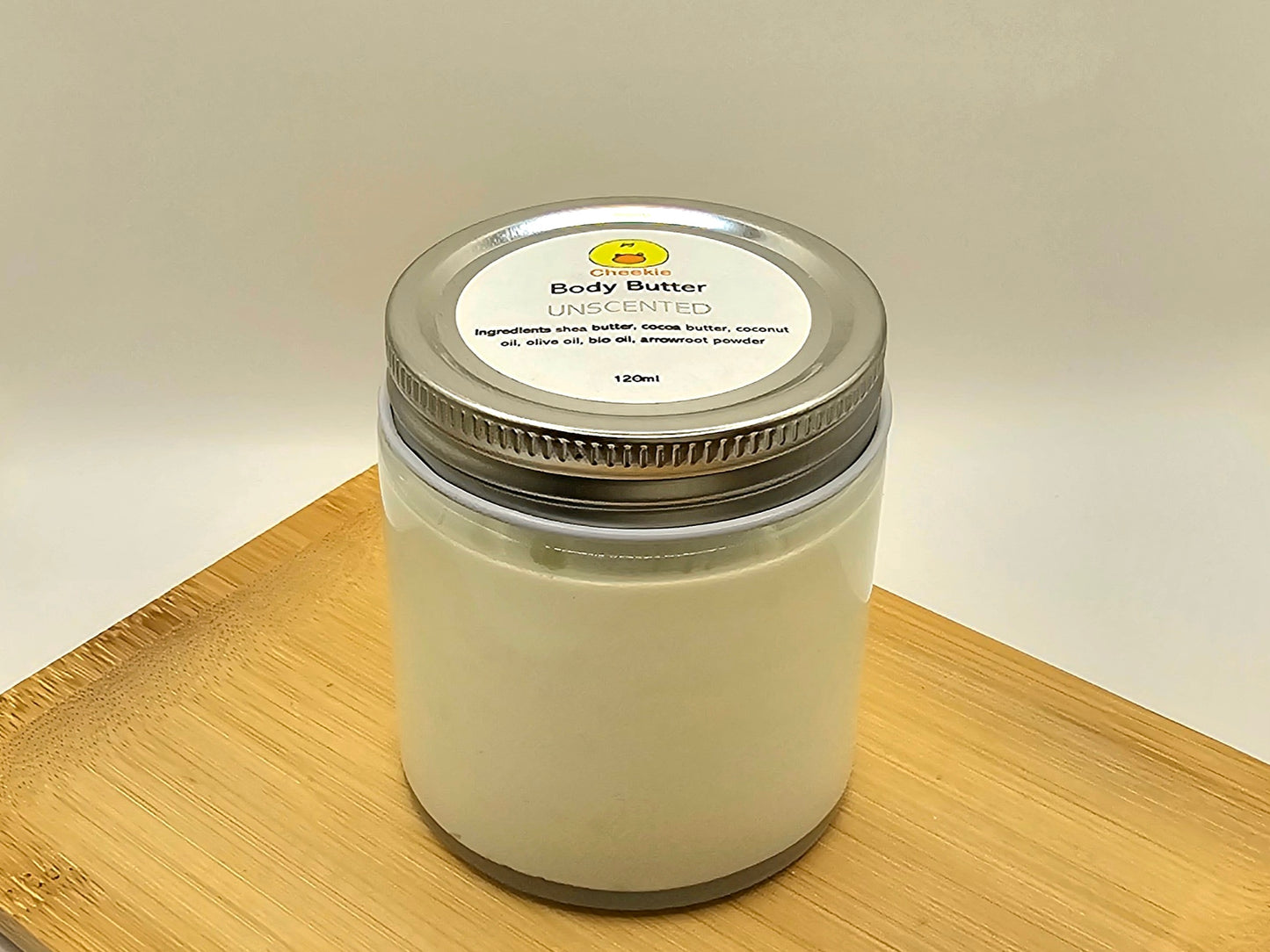 Unscented/Naked Body Butter (120mL Jar)